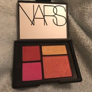 NARS Foreplay Quad. Orgasm + coral, pink & gold.